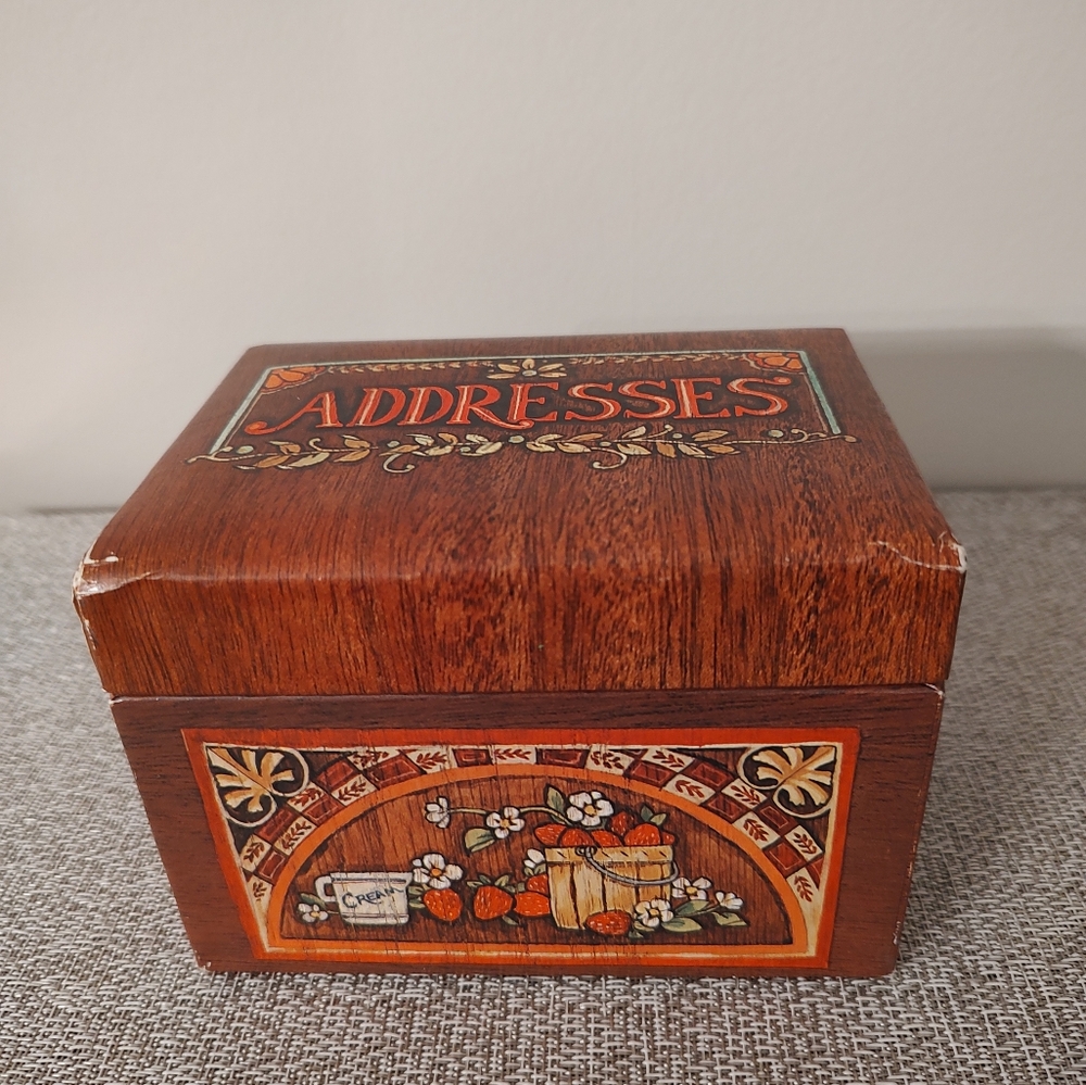 Vintage Box of Address Cards - 3 Designs